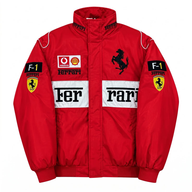 Ferrari F1 Vintage Racing Jacket - Red Edition