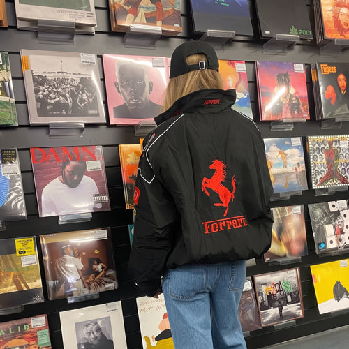 Ferrari F1 Vintage Racing Jacket - Black Edition