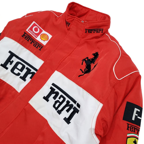 Ferrari F1 Vintage Racing Jacket - Red Edition