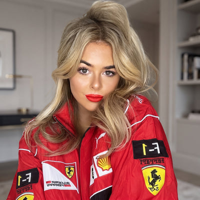 Ferrari F1 Vintage Racing Jacket - Red Edition