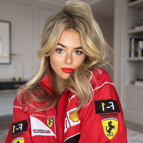 Ferrari F1 Vintage Racing Jacket - Red Edition